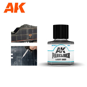 AK Interactive AK12019 PANNEAU GRIS CLAIR – PANELADOR GRIS CLARIO