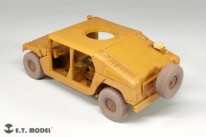 E.T. Model P35-173 Modern USA M1114 Humvee Sagged Wheels (For BRONCO Kit) 1/35