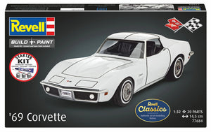 Revell 77684 Starter Kit Corvette C3 1/32