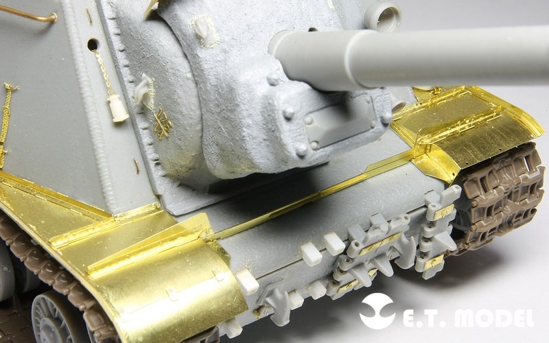 ET Model E35-019 Garde-boue soviétique JSU-152/JSU-122 de la Seconde Guerre mondiale (pour kit DRAGON) (1/35) – image 2