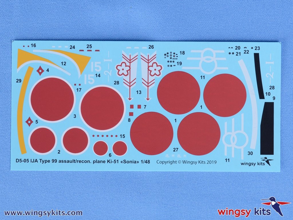 Wingsy Kits D5-05 IJA Type 99 assault/recon. plane Ki-51 “Sonia” 1/48 – Bild 15