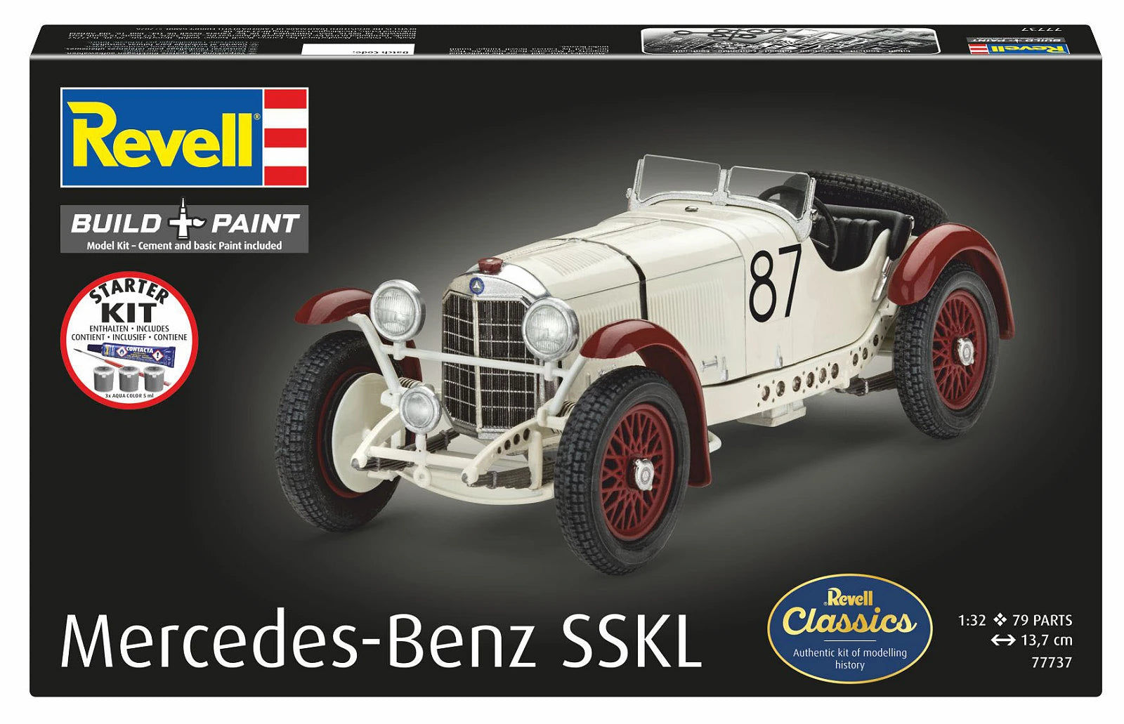 Revell 77737 Starter Kit Mercedes-Benz SSKL 1/32