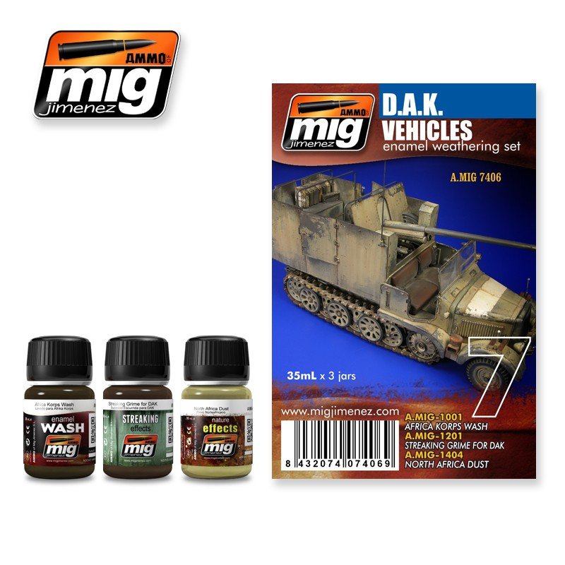 MUNITIONS de Mig Jimenez 7406 DAK SET