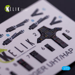 KELIK K72089 Eurocopter Tiger UHT/HAP interior 3D decals for Revell kit 1/72 – imagen 4