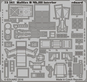 Eduard 73561 Halifax B Mk. III interior REVELL 1/72 – immagine 2