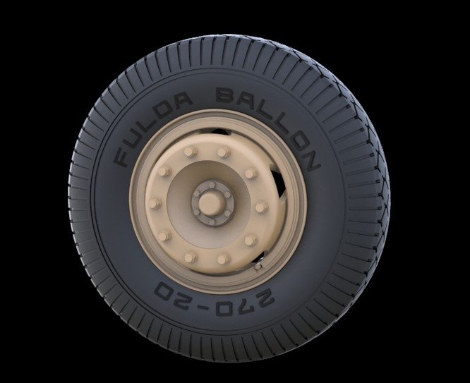 Roues de route Panzer Art RE35-244 pour Mercedes 4500 (premier modèle) 1/35 – image 3