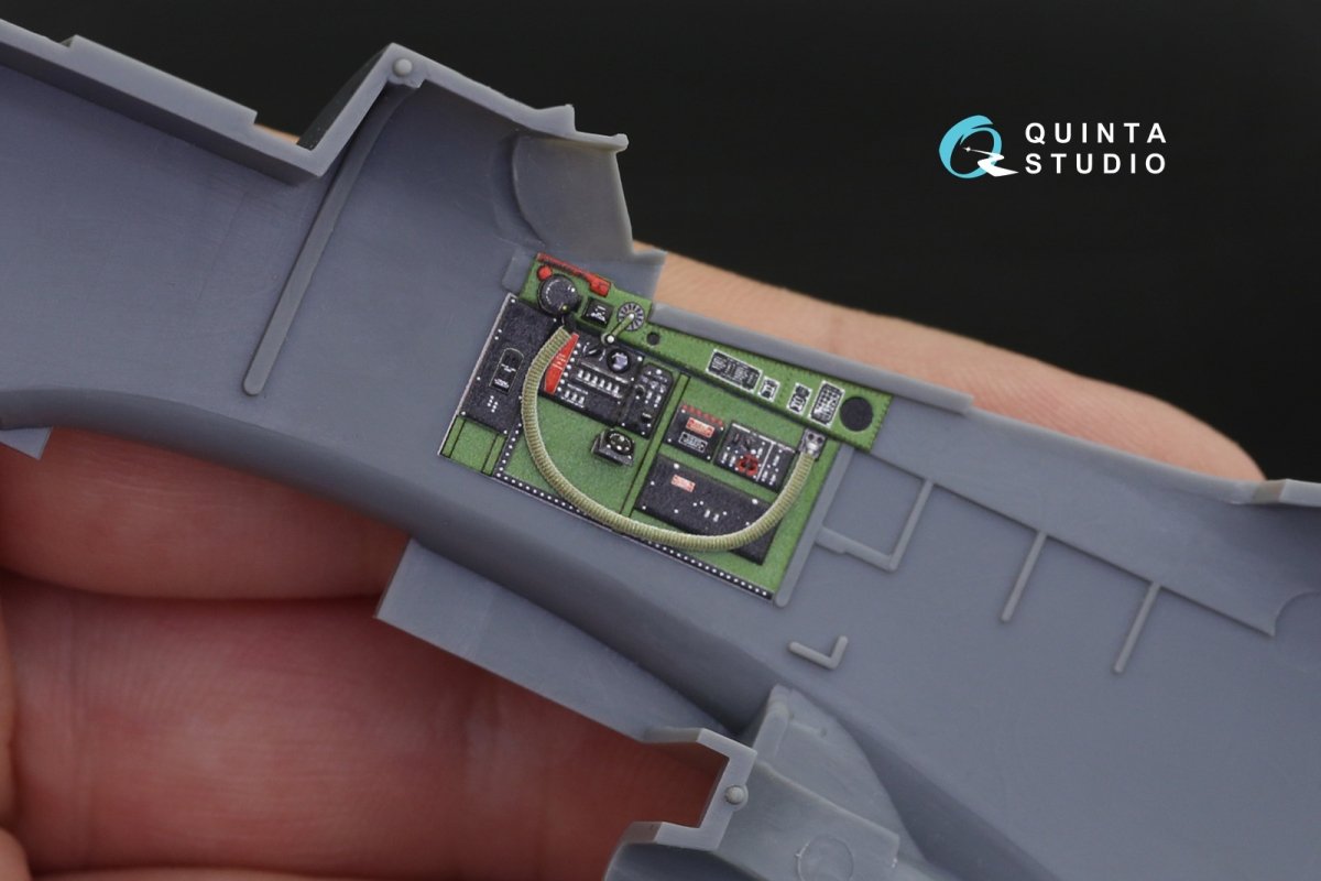 Quinta Studio QD48253 P-51D 3D-Printed &amp;amp; coloured Interior on decal paper ( Tamiya ) 1/48 – immagine 3