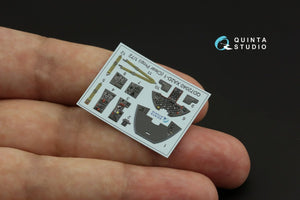 Intérieur imprimé en 3D et coloré sur papier décalcomanie (accessoire transparent) Quinta Studio QD72040 XA2D-1, échelle 1/72 – image 4