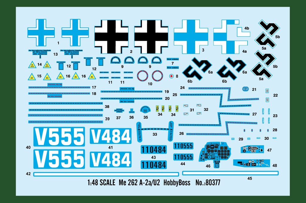 Hobby Boss 80377 Me 262 A-2a/U2 – zdjęcie 3