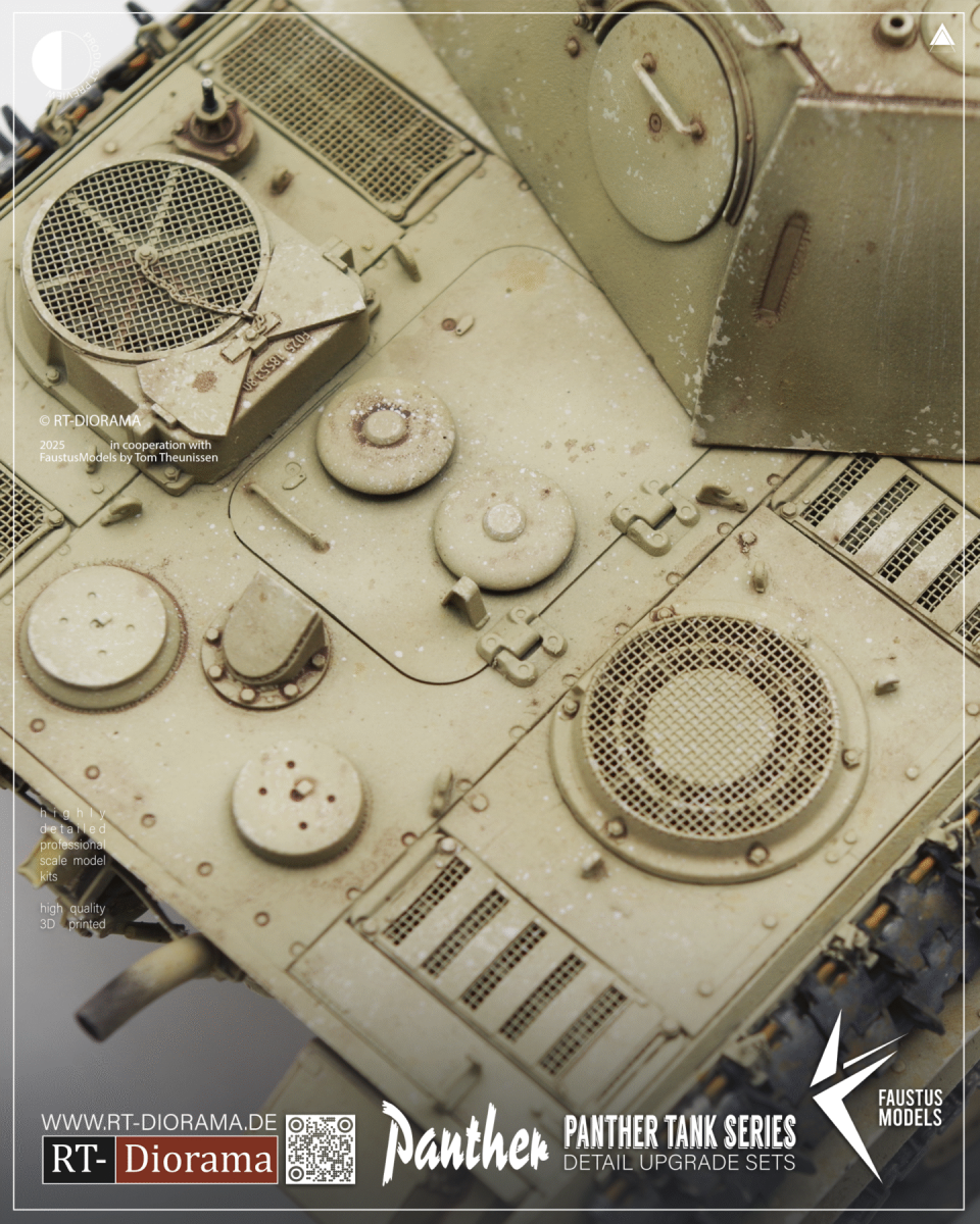Faustus Models FM35030 Panther G Late Engine Details Type A 1/35