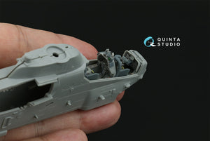 Quinta Studio QD+72190 AH-1W 3D-Printed &amp; coloured Interior on decal paper (Dream Model) 1/72
