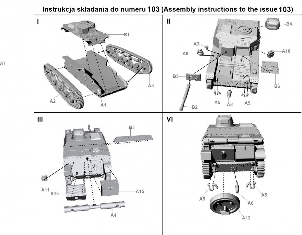 First To Fight PL103 Francuski Niszczyciel Czołgów AMR35 ZT3 1/72 – immagine 4