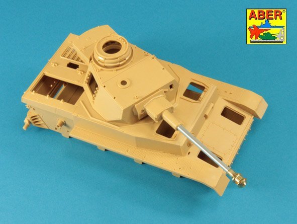 Aber 35L-046n German 75 mm Barrel for Kwk 40 L/48 with early model muzzle brake for Pz.Kpfw. IV Ausf.G late - Ausf.H 1/35 – Bild 9