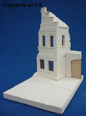 RT-Diorama 35202 Socle de diorama : Ruine de maison en briques 1/35  – image 2