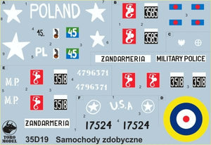 ToRo Model 35D19 - Captured cars in Polish service 1/35
