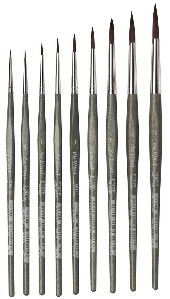 da Vinci 363/2 Pędzel FORTE Synthetics okrągły rozmiar 2 – Bild 2
