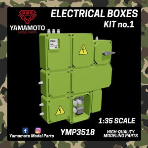Kit de boîtes électriques Yamamoto YMP3518 n° 1 1/35