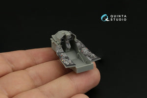 Quinta Studio QDS-48388 F-16A MLU 3D-Printed &amp;amp; coloured Interior on decal paper (Kinetic) (Small version) 1/48 – immagine 8