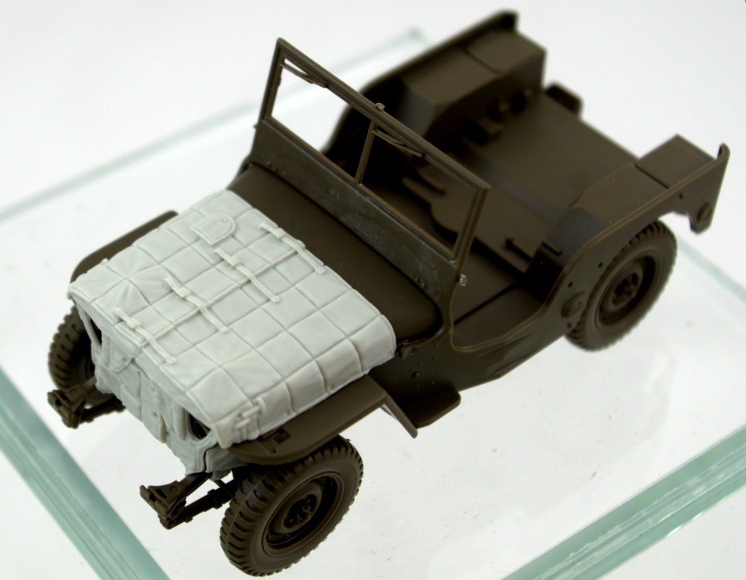 Panzer Art RE35-713 Willys “Jeep” winter canvas cover 1/35 – immagine 4
