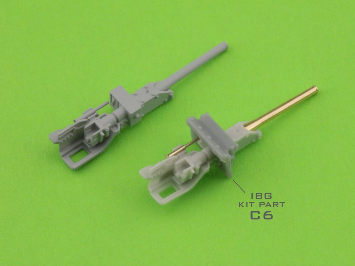 Master GM-72-015 Typ 95 Ha-Go - lufa działa 37 mm Typ 94 z mocowaniem żywicznym (do modelu IBG) 1/72 – Bild 4
