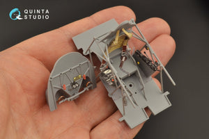 Quinta Studio QD32104 Fiat CR.42 3D-Printed &amp;amp; coloured Interior on decal paper (ICM) 1/32 – immagine 2