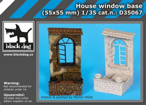 Socle de fenêtre de maison Black Dog D35067 1/35