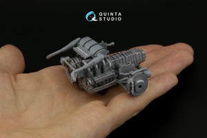 Quinta Studio QD24003 Porsche 959 3D-Printed &amp;amp; coloured Interior on decal paper (Tamiya) 1/24 – immagine 10