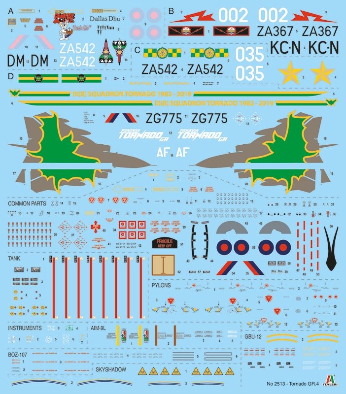 Italeri 2513 TORNADO GR. 4 1/32 – zdjęcie 13