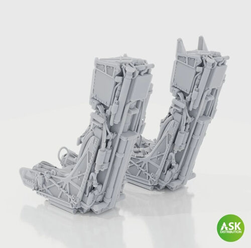 Art Scale Kit A32040 SJU-17 Ejection Seats for F-14D - with Seat Belts (2 pcs) rec. for Trumpeter 1/32 – zdjęcie 2