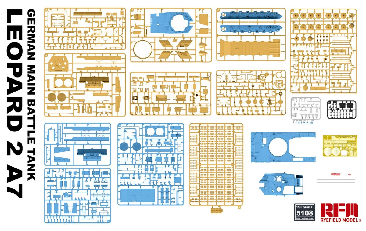 Rye Field Model 5108 Leopard 2 A7 German Main Battle Tank 1/35 – Bild 3