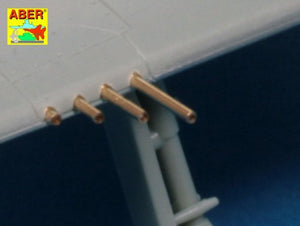 Aber A72 005 Set of 8 turned cal .50 (12,7mm) U.S. Browning M2 barrels for P-47 Thunderbolt 1/72 – immagine 6