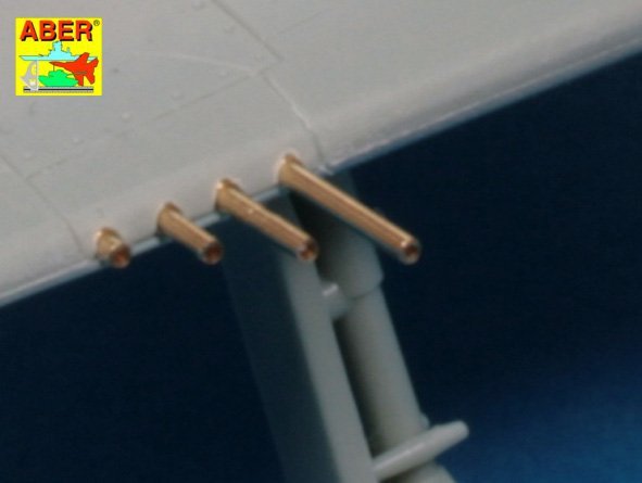 Aber A72 005 Set of 8 turned cal .50 (12,7mm) U.S. Browning M2 barrels for P-47 Thunderbolt 1/72 – immagine 6