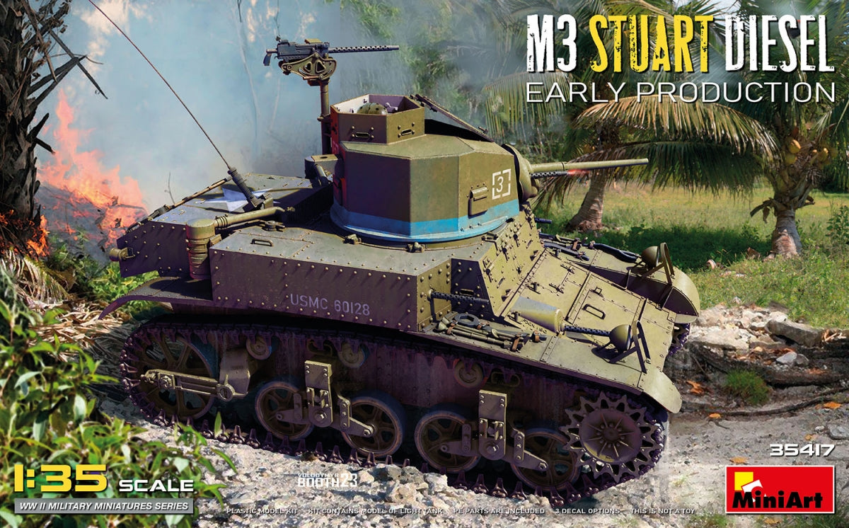 MiniArt 35417 M3 Stuart Diesel Première production 1/35