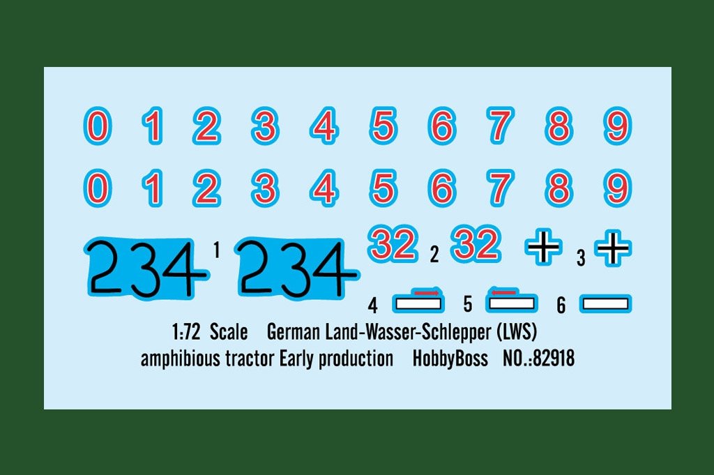 Hobby Boss 82918 Tracteur amphibie allemand Land-Wasser-Schlepper (LWS) Première production 1/72 – image 2