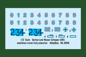 Hobby Boss 82918 Tracteur amphibie allemand Land-Wasser-Schlepper (LWS) Première production 1/72 – image 2