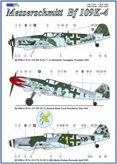AML D32002 Messerschmitt Bf 109K-4 part II 1/32 – Bild 3