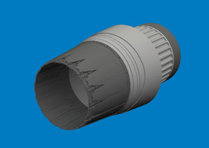 Eduard 6481197 Lockheed Martin F-16 I Sufa - Exhaust Nozzle GWH Kits / 3D-Printed 1/48