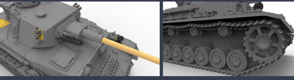 Flyhawk 3027E Pz.Kpfw. IV Ausf. G Medium Tank 1/72 – imagen 4