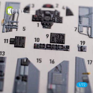KELIK K72127 FG.1 Phantom - interior 3D decals for Airfix kit 1/72 – immagine 3