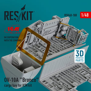 RESKIT RSU48-0188 Baie cargo OV-10A « Bronco » pour kit ICM (Impression 3D) 1/48 – image 2