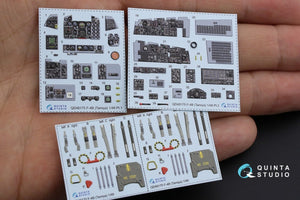 Quinta Studio QD48175 F-4B 3D-Printed &amp;amp; coloured Interior on decal paper (for Tamiya kit) 1/48 – immagine 2