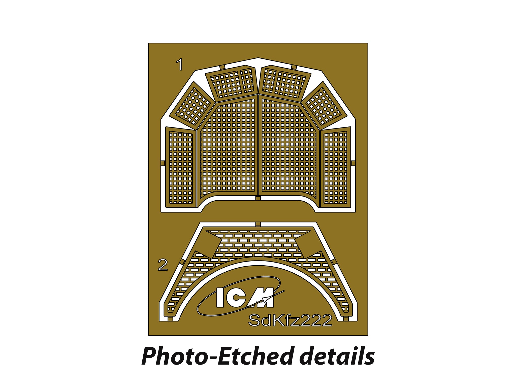 ICM DS7207 Wehrmacht Light Armored Vehicles (Sd.Kfz.222 / Sd.Kfz.223 / Sd.Kfz.260 and Sd.Kfz.261) 1/72 – image 6