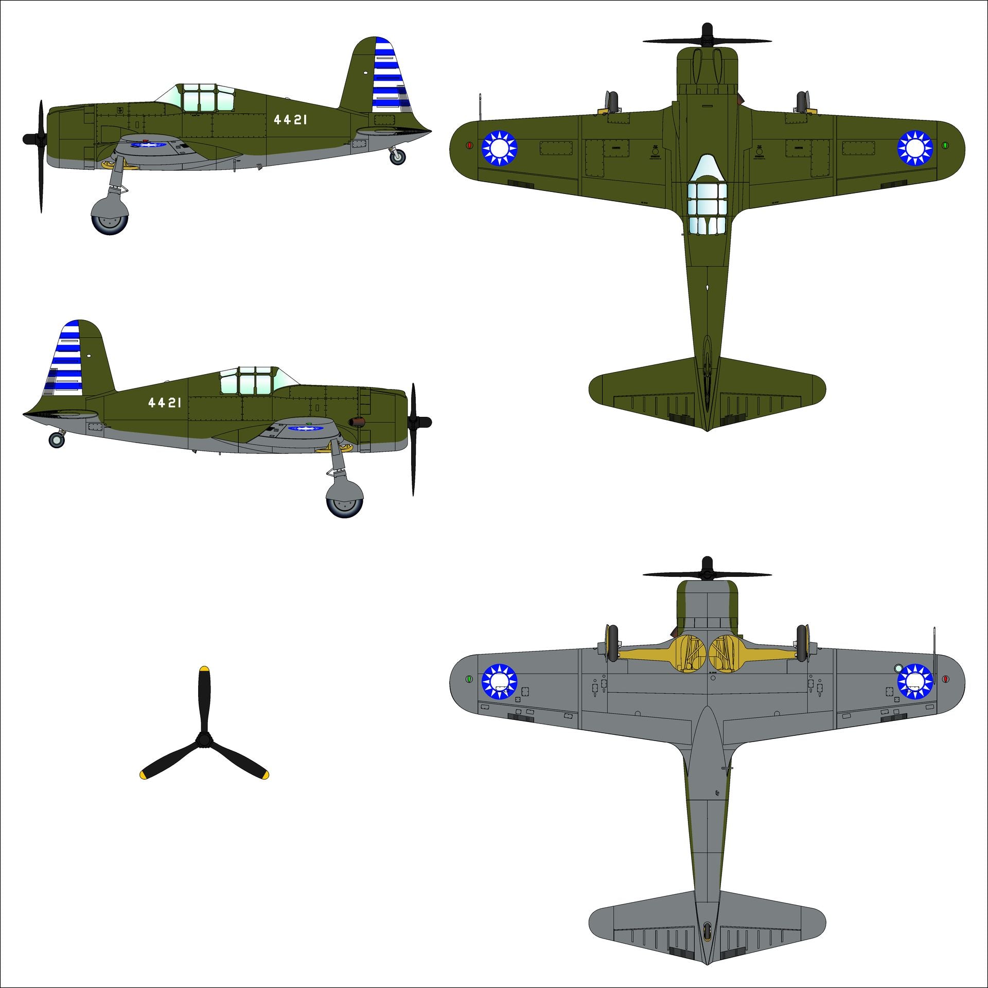 Dora Wings 48053 Vultee P-66 Vanguard 1/48 – zdjęcie 6