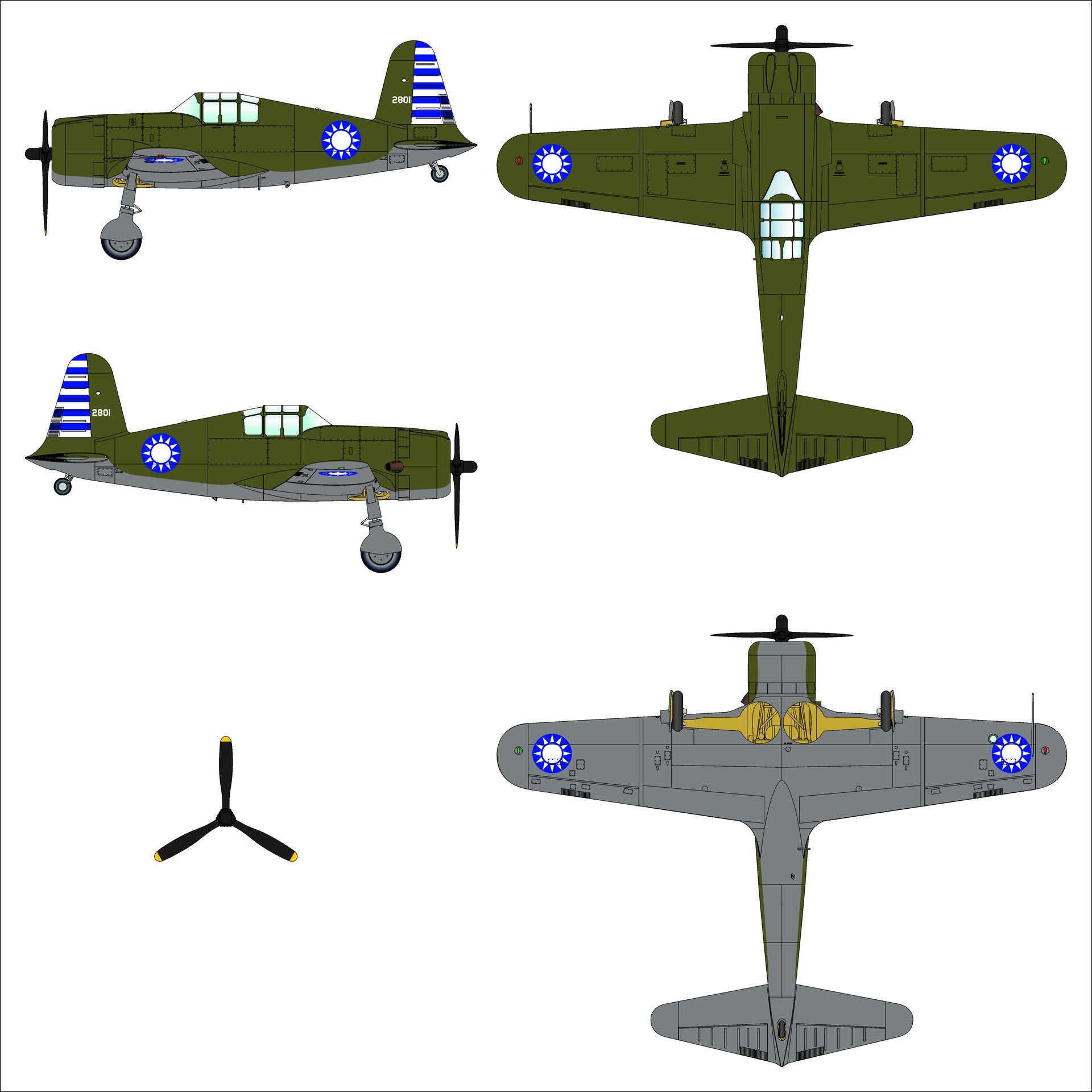 Dora Wings 48053 Vultee P-66 Vanguard 1/48 – zdjęcie 7