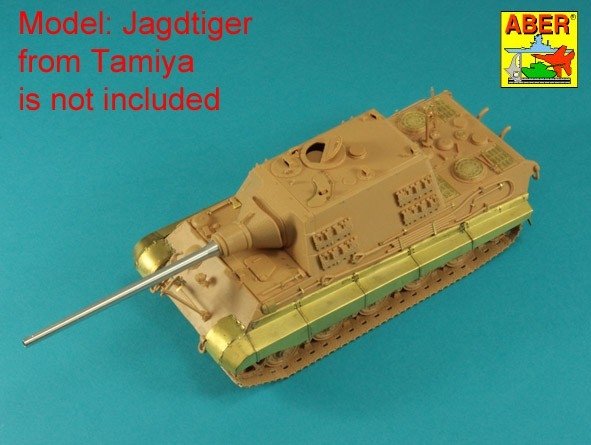 Aber 48054 Jagdtiger Sd.Kfz. 186 – osłony boczne / Side skirts for Jagdtiger Sd.Kfz. 186 1/48 – immagine 4