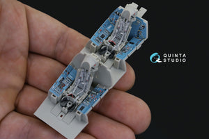 Quinta Studio QD48188 Su-30SM 3D-Printed coloured Interior on decal paper (for KittyHawk kit) 1/48 – Bild 11