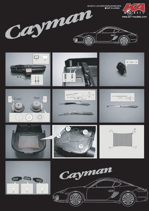 KA Models KE-24011 Porsche Cayman Detail-up Etched part 1/24 – zdjęcie 3