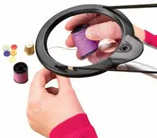 Lightcraft LC1850 Dual Purpose Neck &amp;amp; Desk Magnifier with 4-lens LED, 2x and 6x magnification – image 2