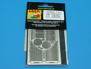 Aber 35G12 Grilles for german tank Sd.Kfz. 182 King Tiger (Porsche Turret) 1/35 – imagen 4