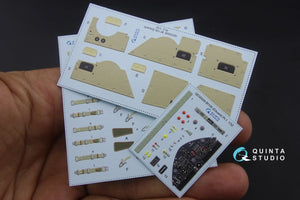 Quinta Studio QD32028 Bf 108 3D-Printed &amp;amp; colored Interior on decal paper (for Eduard kit) 1/32 – image 2